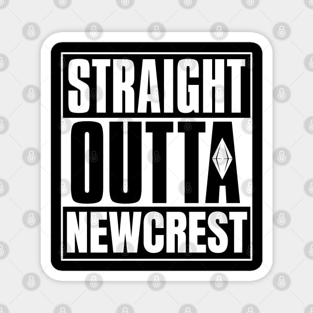 Straight Outta Newcrest Magnet by S3_Illustration