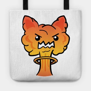 Angry Cat Explosion Catastrophe Tote