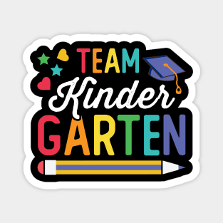 Team Kindergarten Preschool Student Squad Magnet