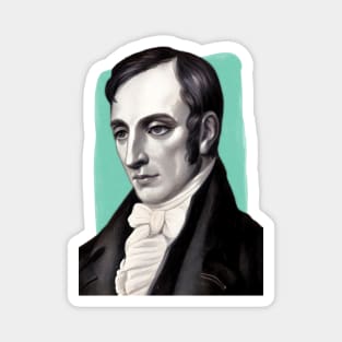 English Poet William Wordsworth illustration Magnet