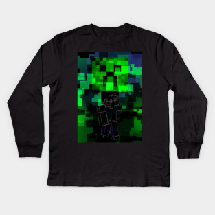 Minecraft Kids Long Sleeve T Shirts Teepublic - minecraft zombie steve t shirt roblox