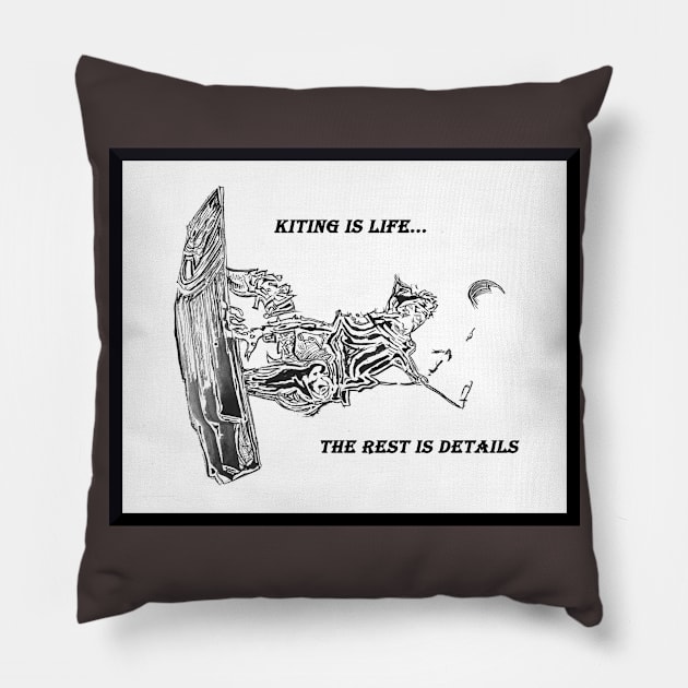 Windy Planet Kitesurfing Apparel Pillow by Windy Planet Apparel