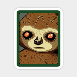 Robot Sloth Magnet