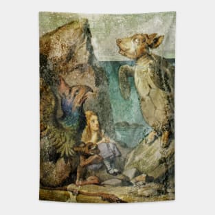 The Mock Turtle's Story - Alice In Wonderland Tapestry