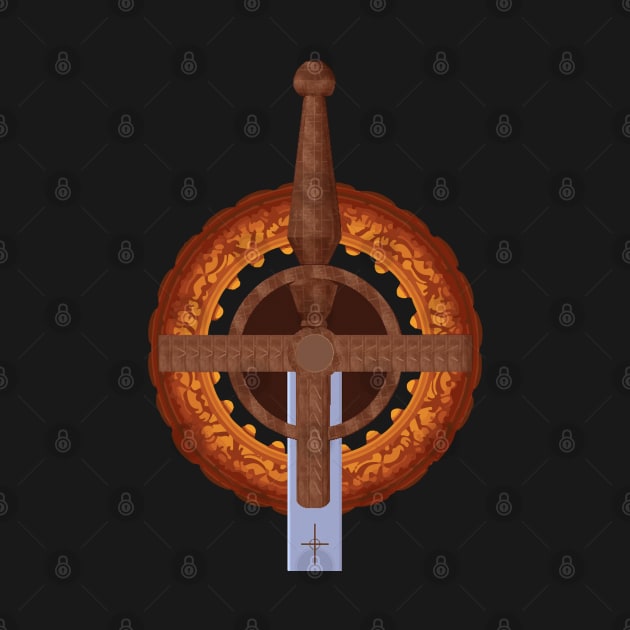 plain divinium sword wielded by warrior nun by whatyouareisbeautiful