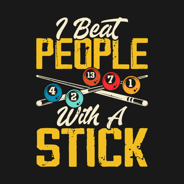 I Beat People With A Stick T shirt For Women T-Shirt by QueenTees