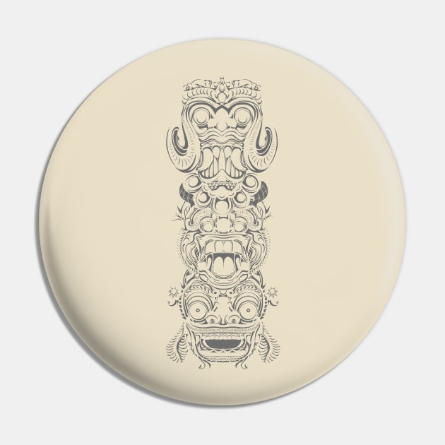 Mayan Totem Pin by Verboten