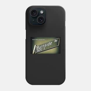 Burnside Avenue, Los Angeles, California by Mistah Wilson Phone Case