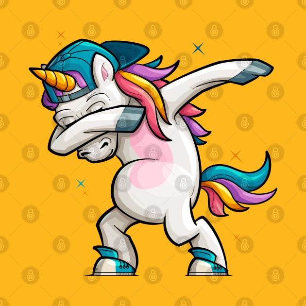 Dj Unicorn Dabbing by Kachow ZA