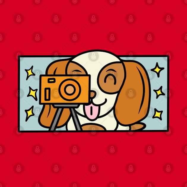 Cute basset hound by Andrew Hau