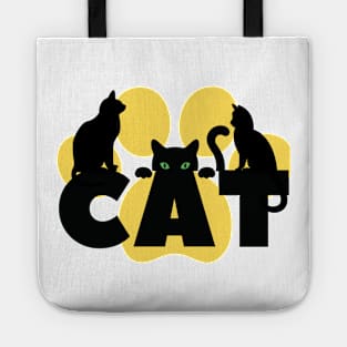 black cat Tote