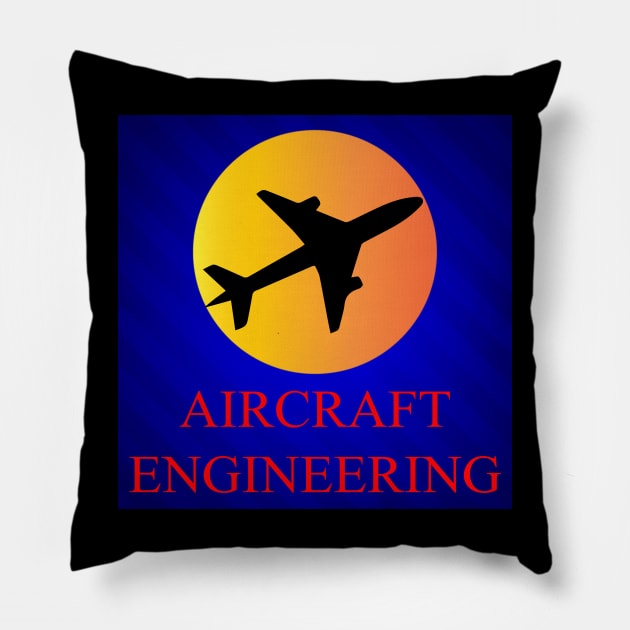 best aircraft engineering design aerospace engineer lovers Pillow by PrisDesign99