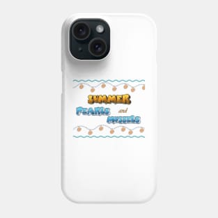 Summer, pearls, and mussels Phone Case