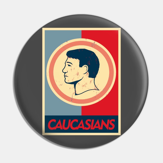 Caucasians Pin by Girladies Artshop