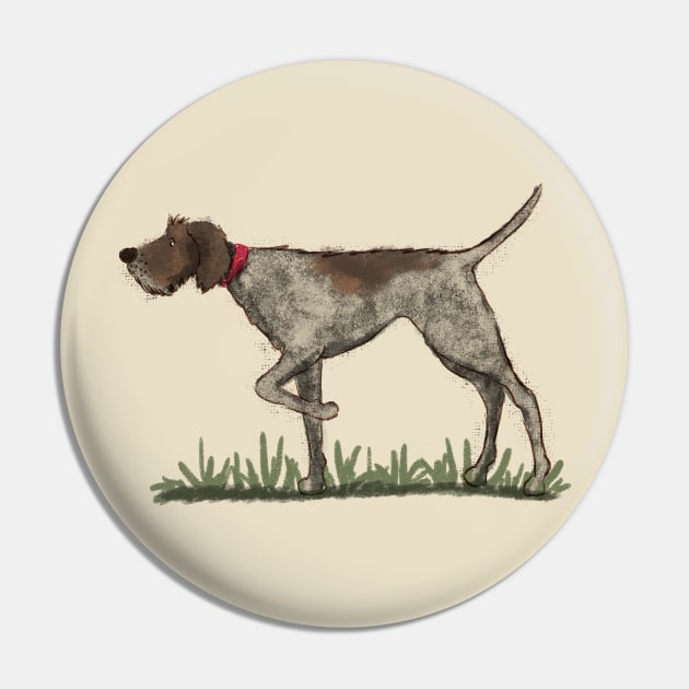 German Wirehaired Pointer Pin by Erasmus-71