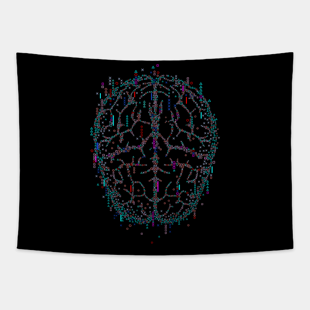 Gamer's Brain Tapestry by inkonfiremx