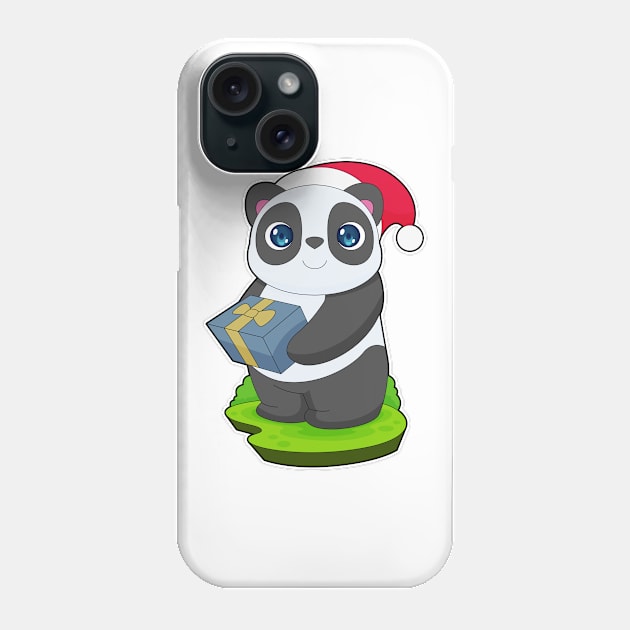 Panda Christmas Package Phone Case by Markus Schnabel