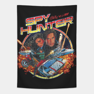 Arcade Game Tapestry - Spy Hunter 1983 by JCD666