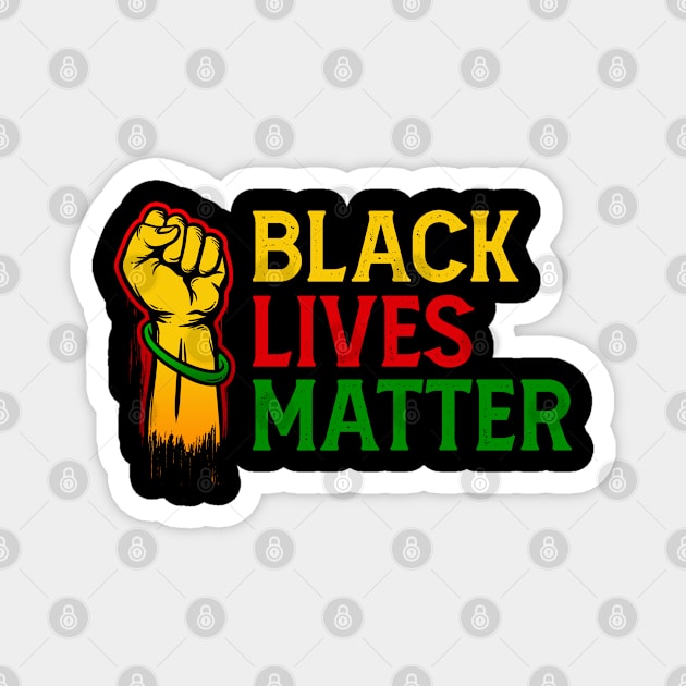 Afrinubi - Black Lives Matter Magnet by Afrinubi™