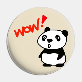 WOW! Panda got surprised! Pin