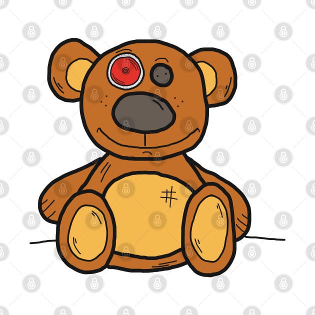 The Cyborg Teddy Bear by JatoLino