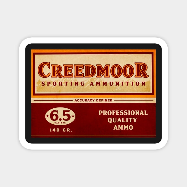 Creedmoor Sporting Ammunition | Vintage Poster Magnet by wyldefire