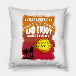 Cabo San Lucas Beach Day Pillow