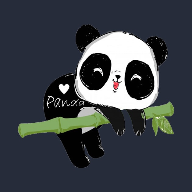 Panda , The cute panda by Fnaxshirt