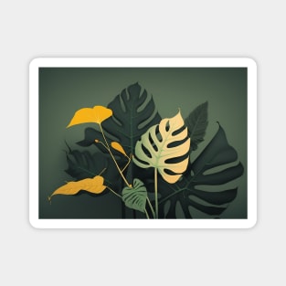 Tropical Jungle Plant Magnet