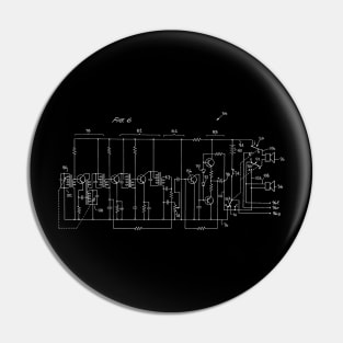 Automatic Bowling Machine Vintage Patent Drawing Pin