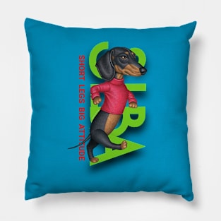 Short Legs Big Attitude Pillow