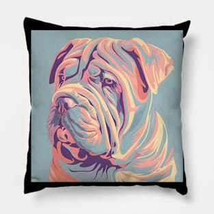 Chinese Shar-Pei in 80's Pillow