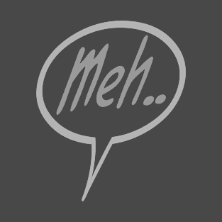 Word Balloon: “Meh” T-Shirt