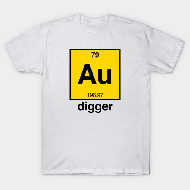 Matematisk venstre Nøjagtig Gold Digger - Gold - T-Shirt | TeePublic
