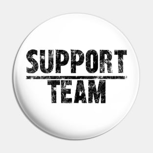 Sturdy Support Squad: Vintage Style Tee Pin