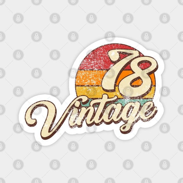 Vintage 1978 Magnet by Styleuniversal