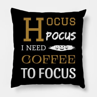 Hocus Pocos Coffee Pillow