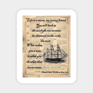 Count of Monte Cristo Storm Quote Magnet