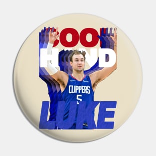 Luke Kennard "Cool Hand Luke" Graphic Tee | Vintage Retro-Inspired LA Clippers Bootleg T-Shirt Pin