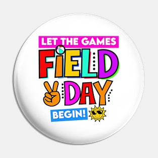 School Field Days Let the Games Begin Teacher 2024 Pin