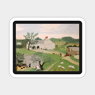 grandma moses Magnet