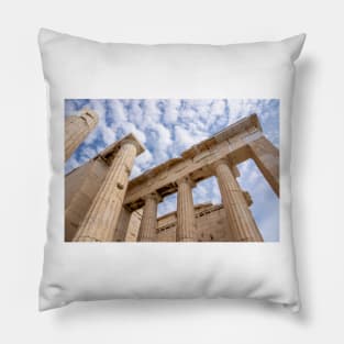 Stone pillars of the Acropolis, Athens. Pillow