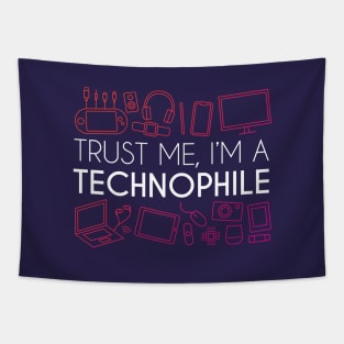 Trust Me, I'm A Technophile Tapestry
