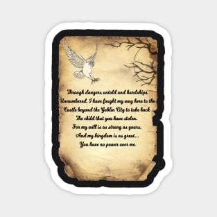 Labyrinth Poem Magnet