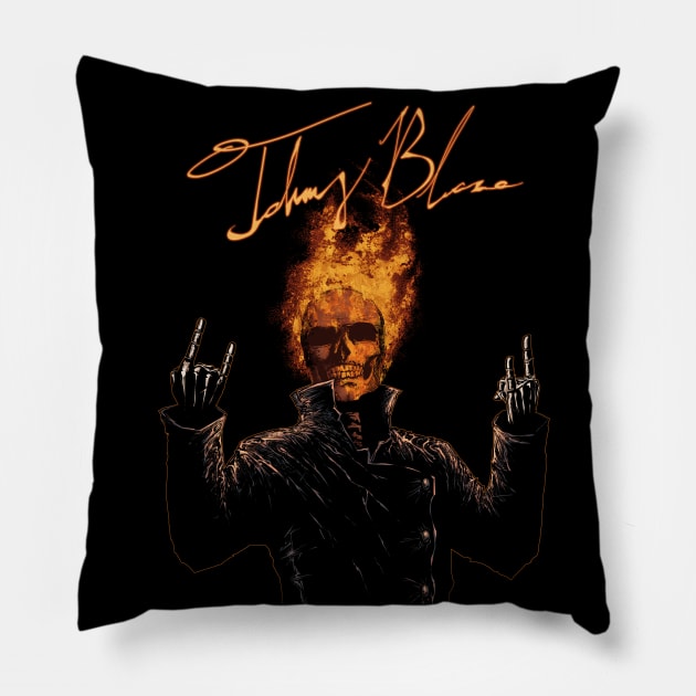 Blaze Pillow by mrpsycho