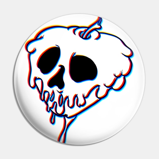 Poison apple Pin by JackDraws88