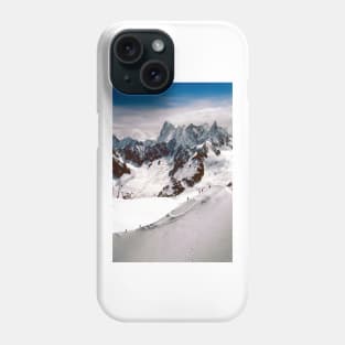 Chamonix Aiguille du Midi Mont Blanc Massif French Alps France Phone Case