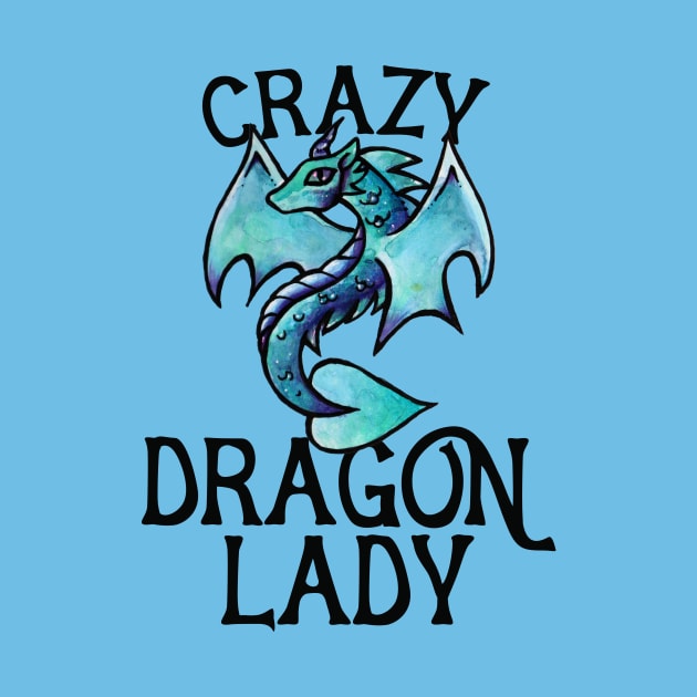 Crazy Dragon lady by bubbsnugg