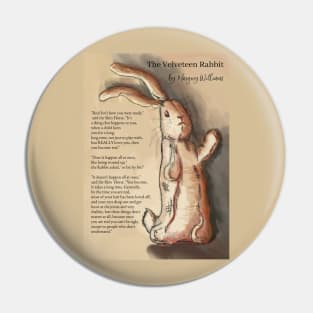 The Velveteen Rabbit Pin