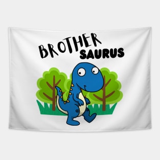 Brothersaurus - a family of dinosaurs Tapestry